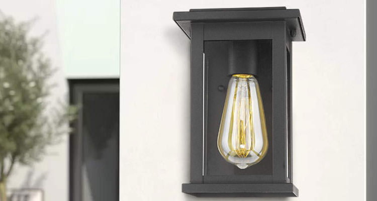 Outdoor wrought iron lights