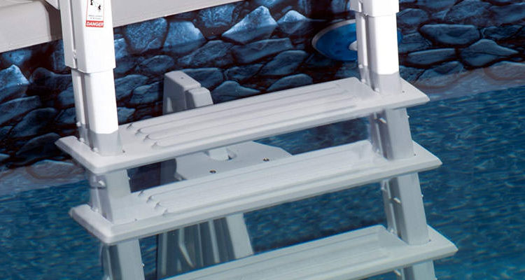 Ladders for the above ground pool